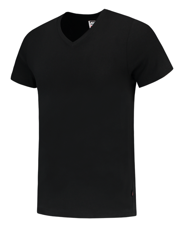 Tricorp T-Shirt V Hals Slim Fit Black (2 stuks)