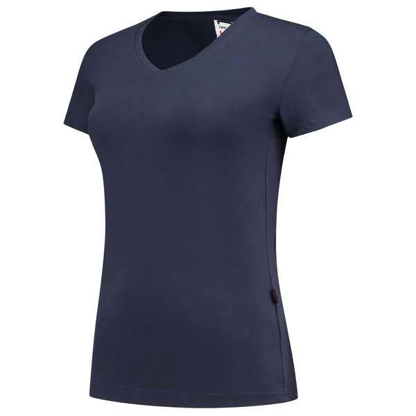 Tricorp T-Shirt V Hals Slim Fit Dames Ink (2 stuks)