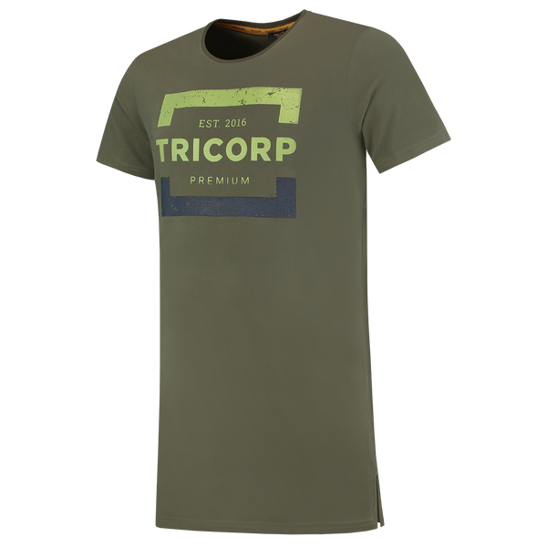 Tricorp T-Shirt Premium Heren Lang Army