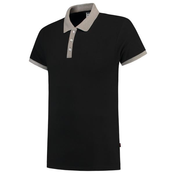 Tricorp Poloshirt Bicolor Slim Fit Black-Grey