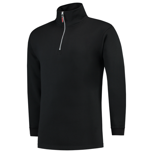 Tricorp Sweater Ritskraag Black