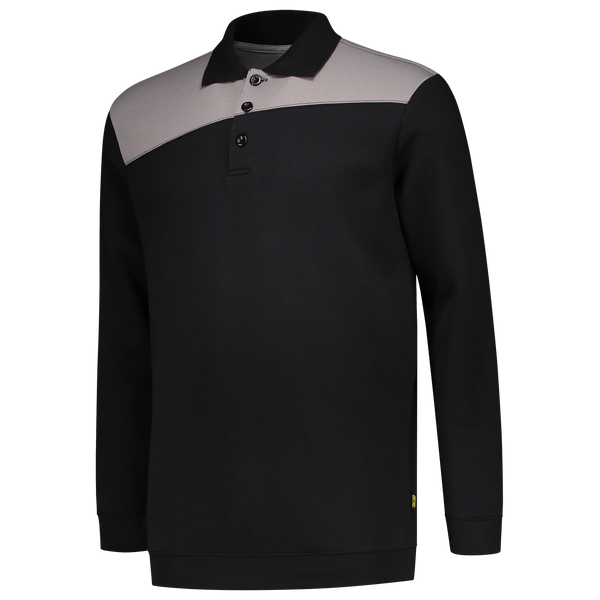 Tricorp Polosweater Bicolor Naden Black-Grey