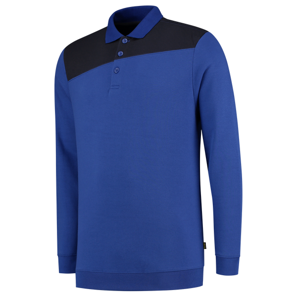 Tricorp Polosweater Bicolor Naden Royalblue-Navy