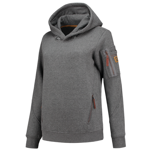 Tricorp Sweater Premium Capuchon Dames Stonemel