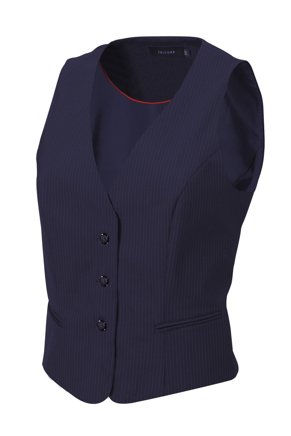 Tricorp Gilet Dames Navy-Stripe