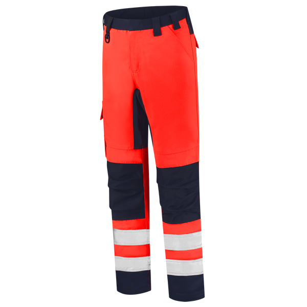 Tricorp Werkbroek High Vis Bicolor Fluor Red-Ink