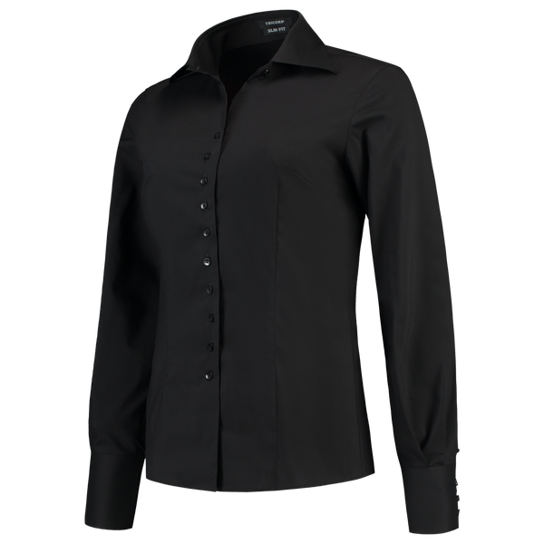 Tricorp Blouse Stretch Slim Fit Black