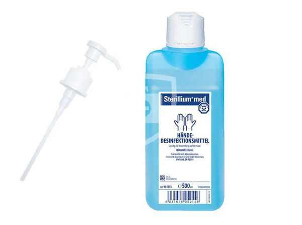 Sterillium desinfectie 500 ml. met handpompje (2 stuks)
