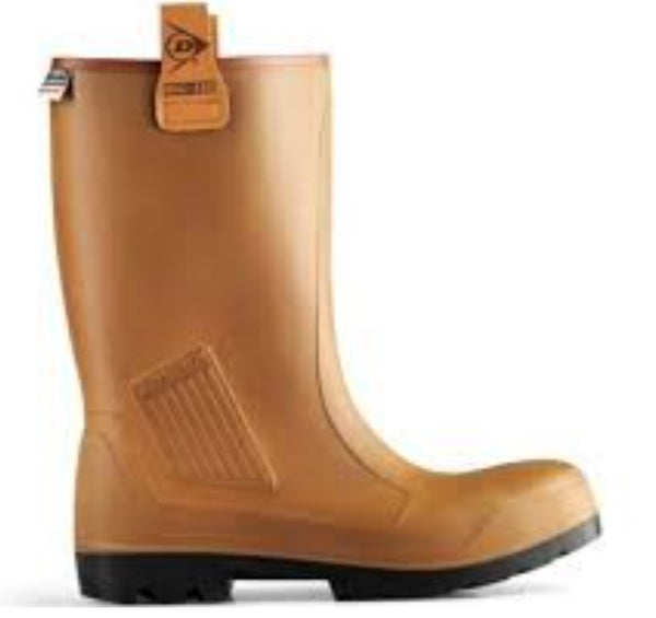Dunlop C462743.FL Purofort Rig-Air S5 Gevoerd Hoog Bruin Werklaars