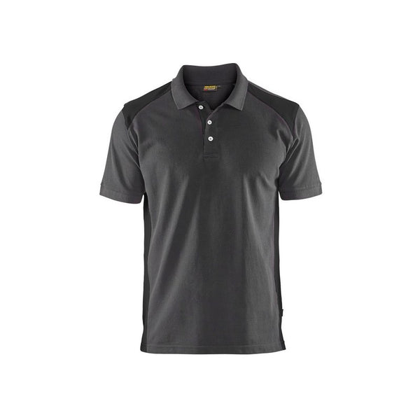 Blaklader poloshirt piqué 3324-1050 Medium Grijs/Zwart