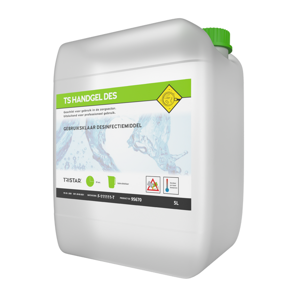 Desinfecterende handgel van Tristar 75%