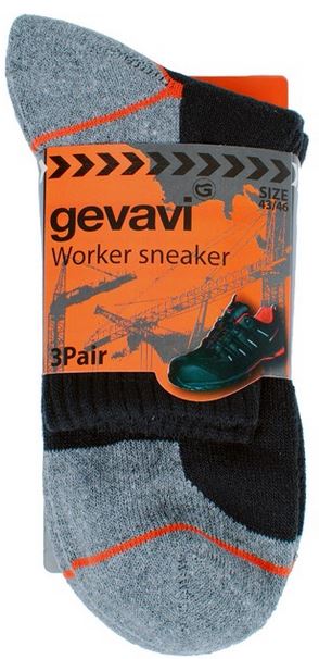 Gevavi Sneaker Sokken GW85 6 Paar