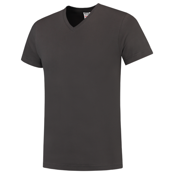 Tricorp T-Shirt V Hals Slim Fit Darkgrey (2 stuks)