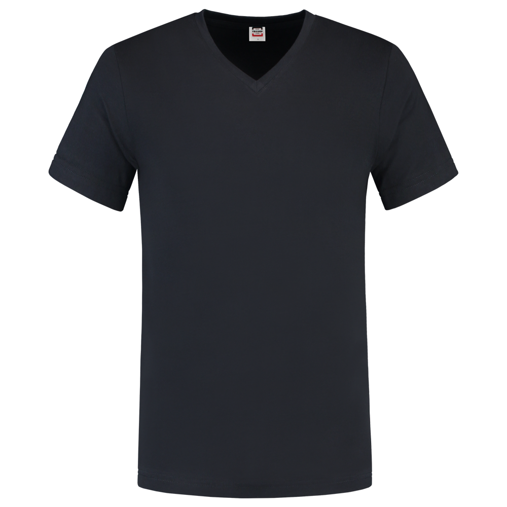 Tricorp T-Shirt V Hals Slim Fit Navy (2 stuks)
