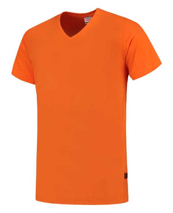 Tricorp T-Shirt V Hals Slim Fit Orange (2 stuks)