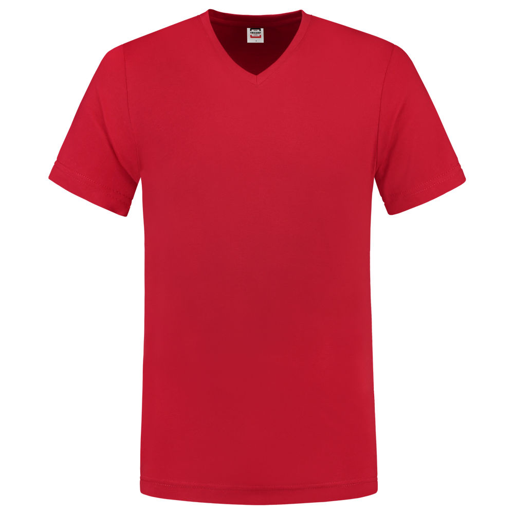 Tricorp T-Shirt V Hals Slim Fit Red (2 stuks)