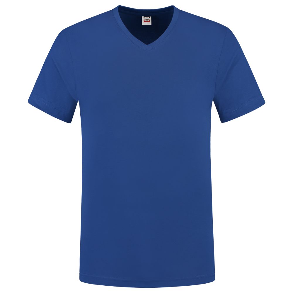 Tricorp T-Shirt V Hals Slim Fit Royalblue (2 stuks)