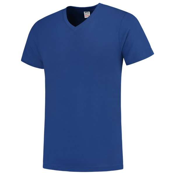 Tricorp T-Shirt V Hals Slim Fit Royalblue (2 stuks)