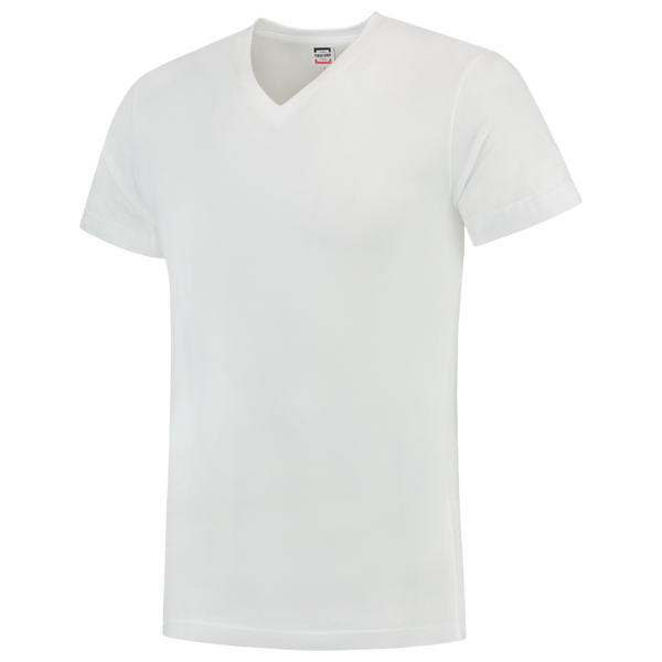 Tricorp T-Shirt V Hals Slim Fit White (2 stuks)