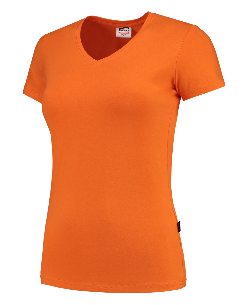 Tricorp T-Shirt V Hals Slim Fit Dames Orange (2 stuks)