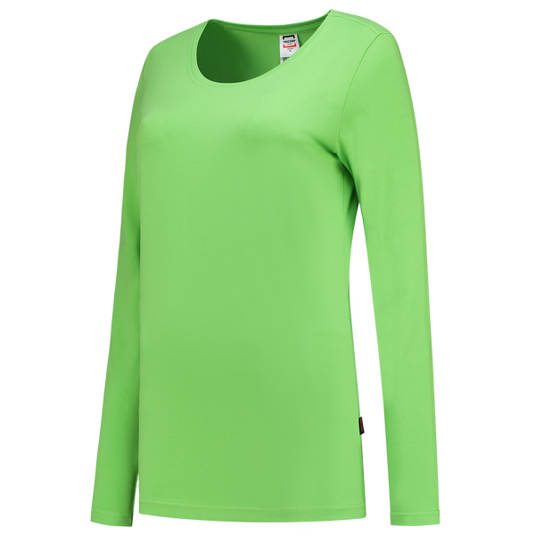 Tricorp T-Shirt Lange Mouw Dames Lime