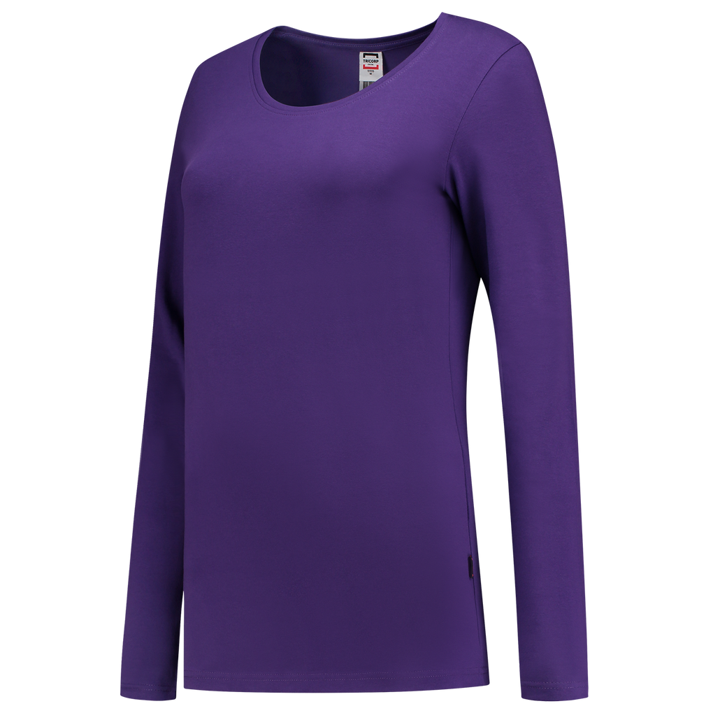 Tricorp T-Shirt Lange Mouw Dames Purple