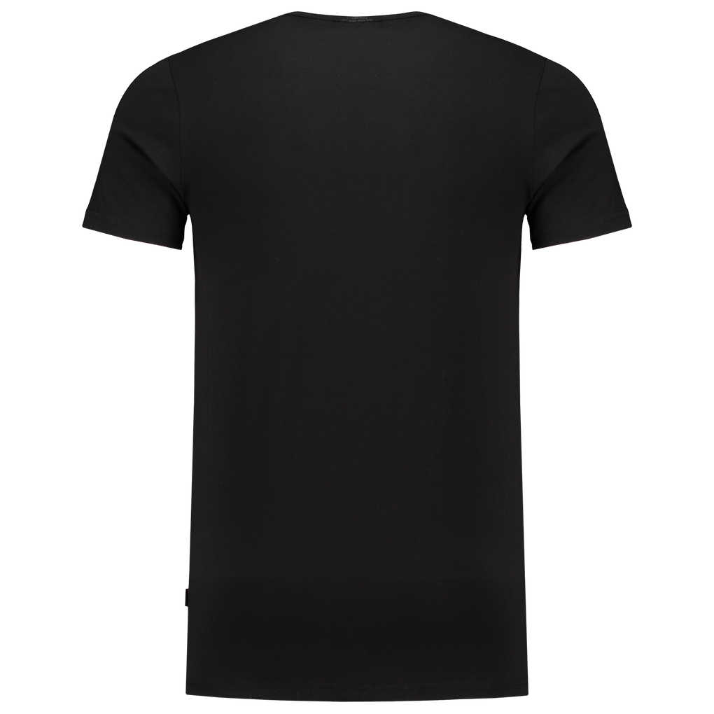 Tricorp T-Shirt Elastaan Slim Fit V Hals Black