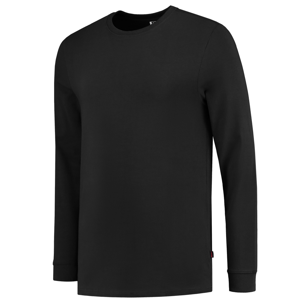 Tricorp T-Shirt Lange Mouw 60°C Wasbaar Black