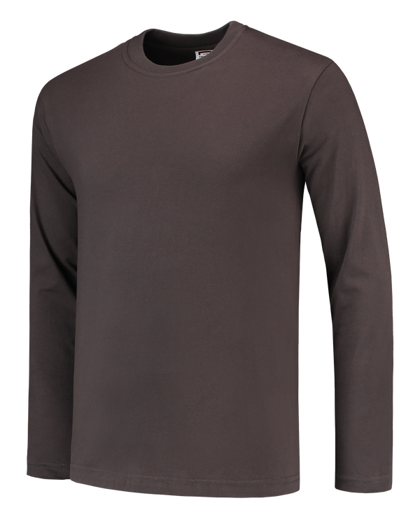 Tricorp T-Shirt Lange Mouw 60°C Wasbaar Darkgrey