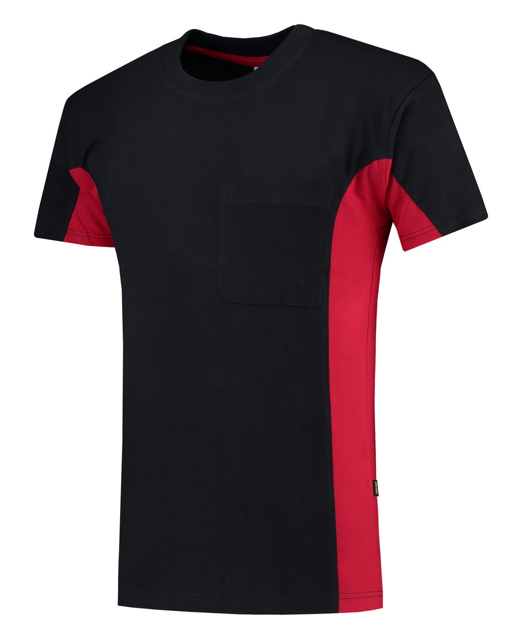 Tricorp T-Shirt Bicolor Borstzak Navy-Red