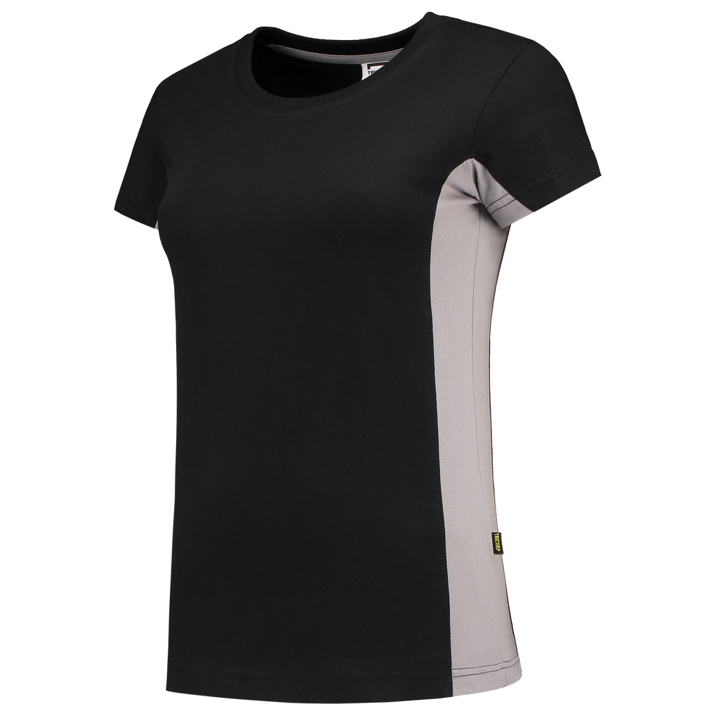 Tricorp T-Shirt Bicolor Dames Black-Grey