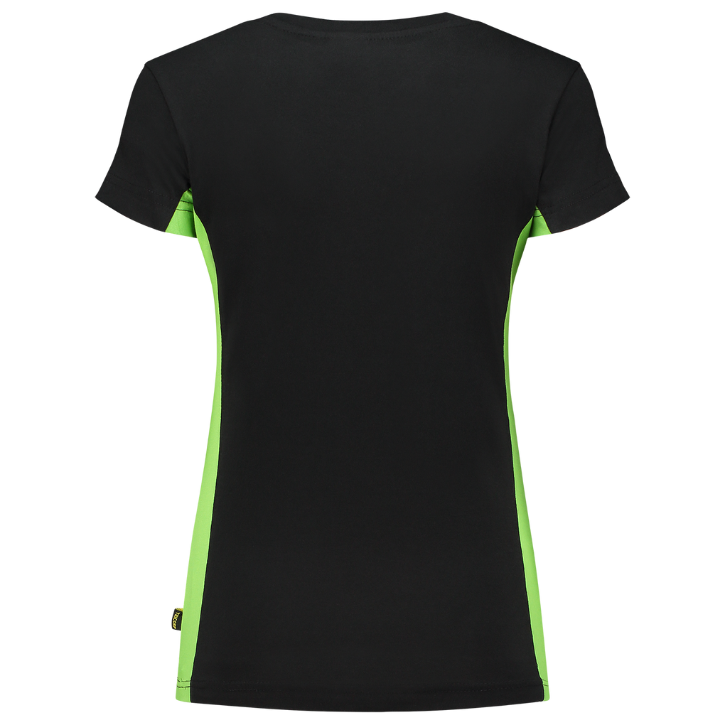 Tricorp T-Shirt Bicolor Dames Black-Lime