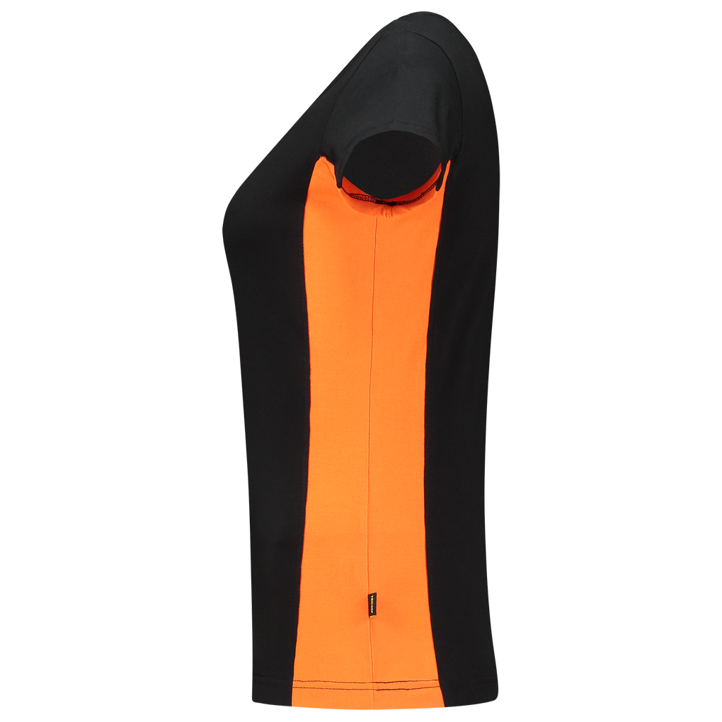 Tricorp T-Shirt Bicolor Dames Black-Orange