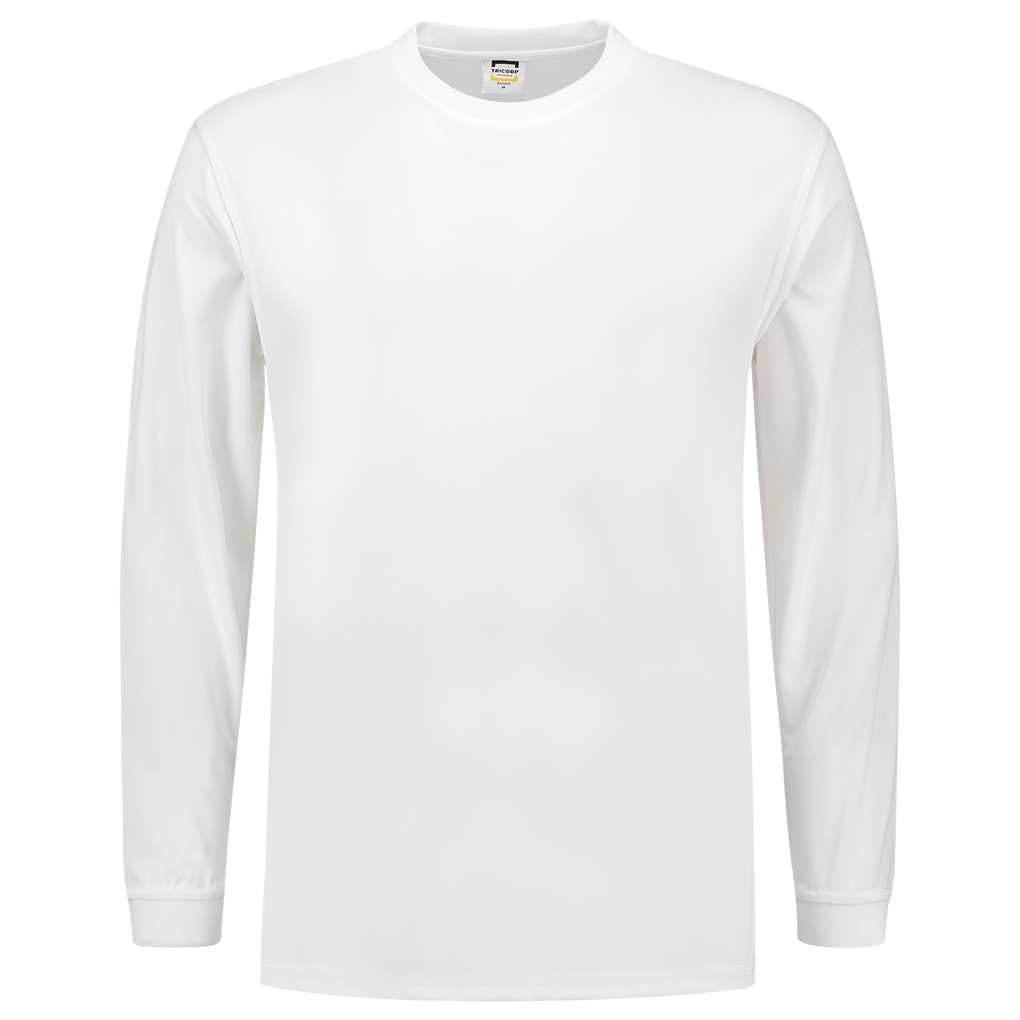 Tricorp T-Shirt UV Block Cooldry Lange Mouw White