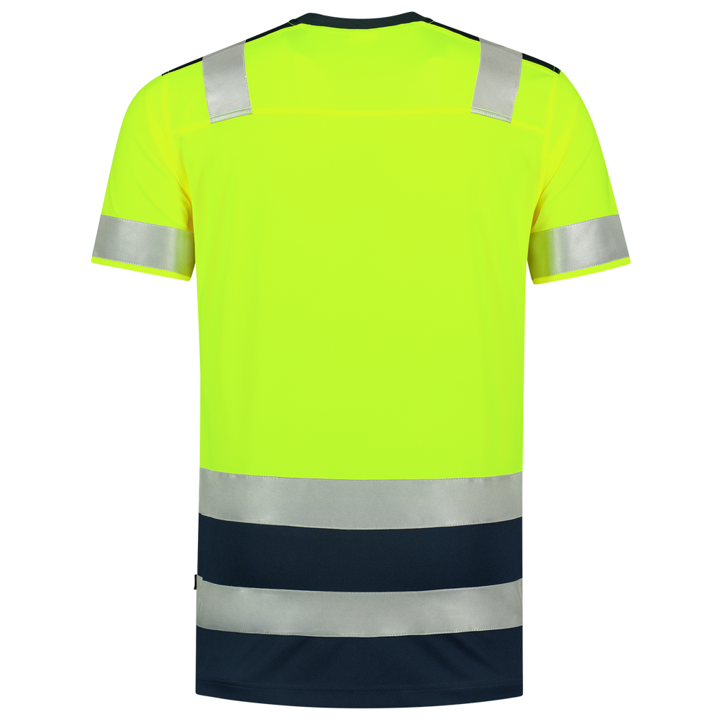 Tricorp T-Shirt High Vis Bicolor Fluor Yellow-Ink