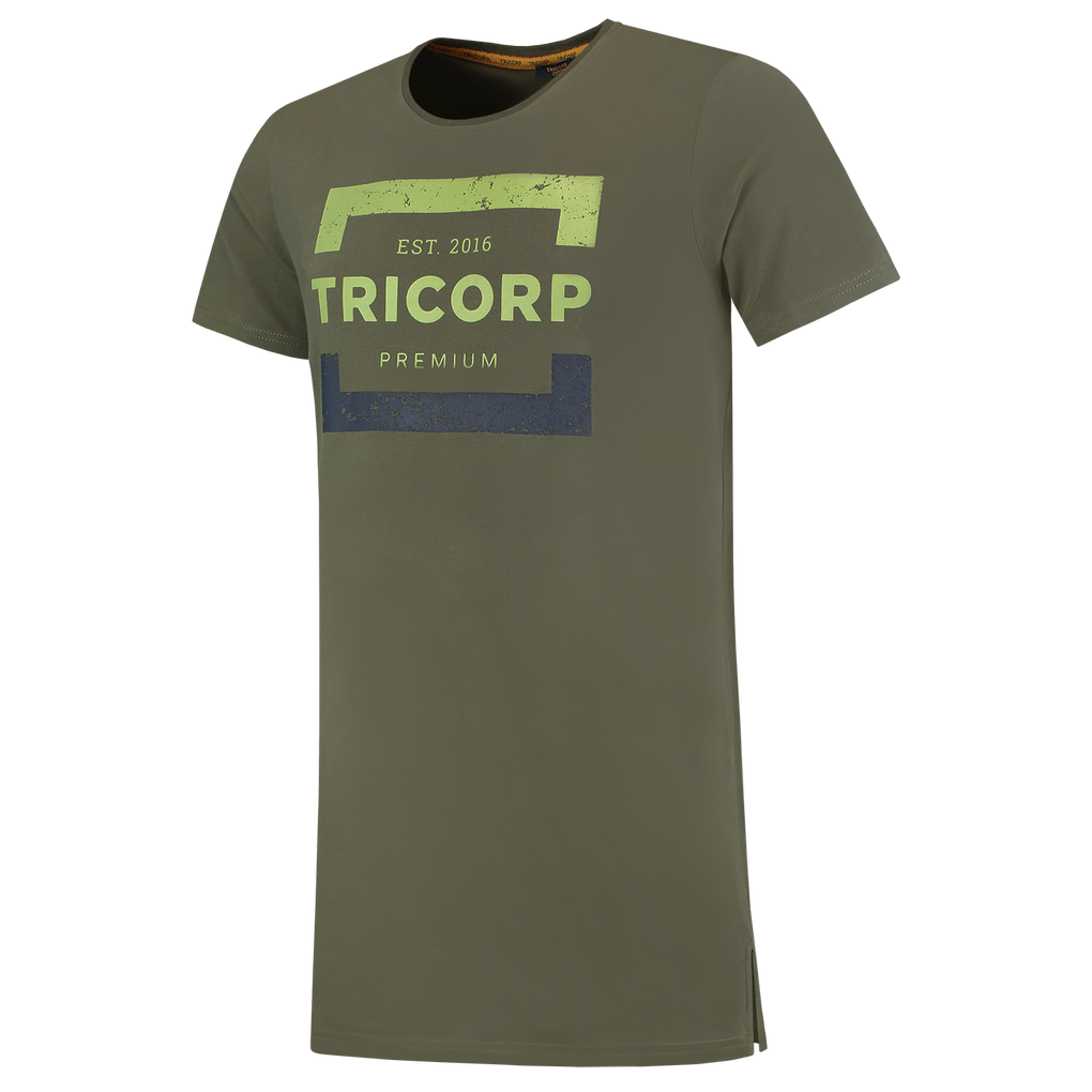 Tricorp T-Shirt Premium Heren Lang Army