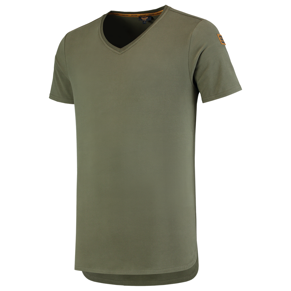 Tricorp T-Shirt Premium V Hals Heren Army