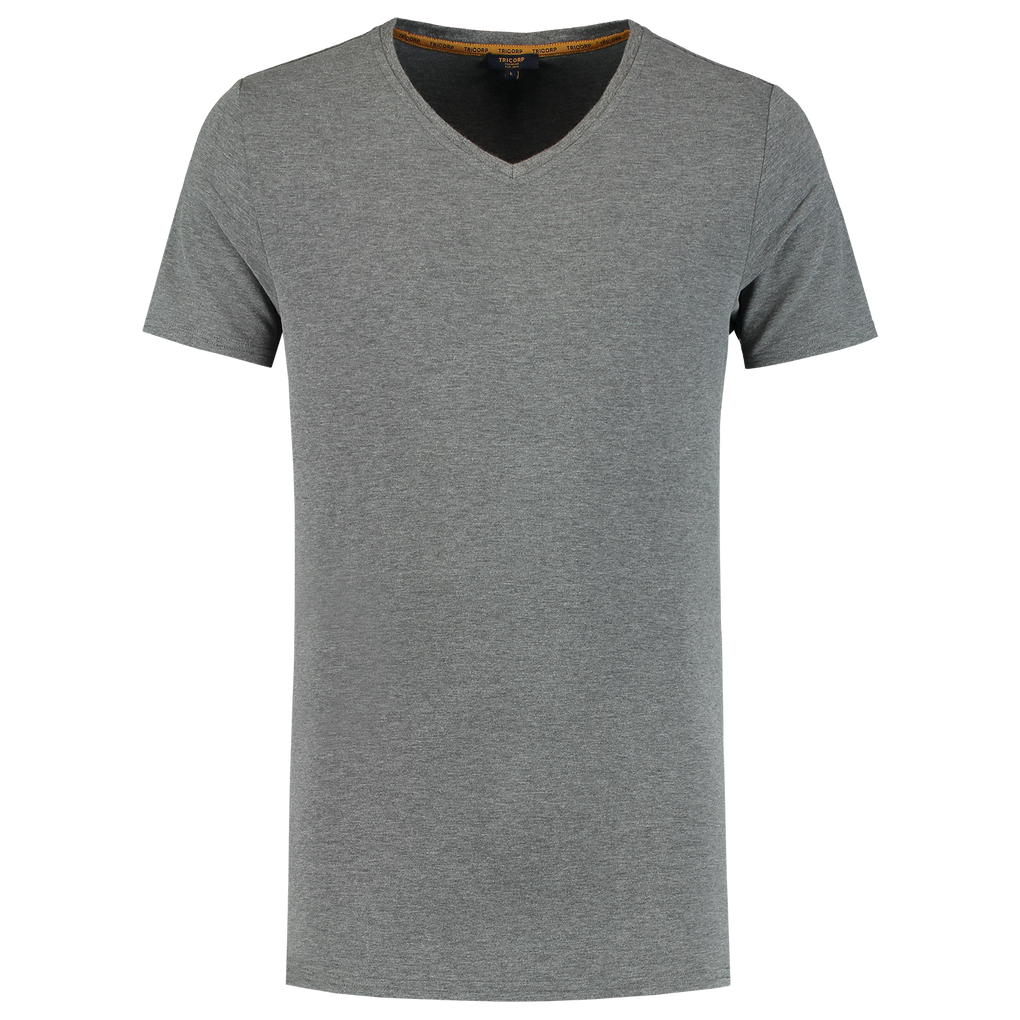 Tricorp T-Shirt Premium V Hals Heren Stonemel