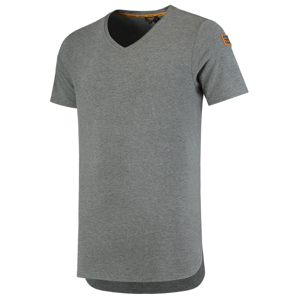 Tricorp T-Shirt Premium V Hals Heren Stonemel