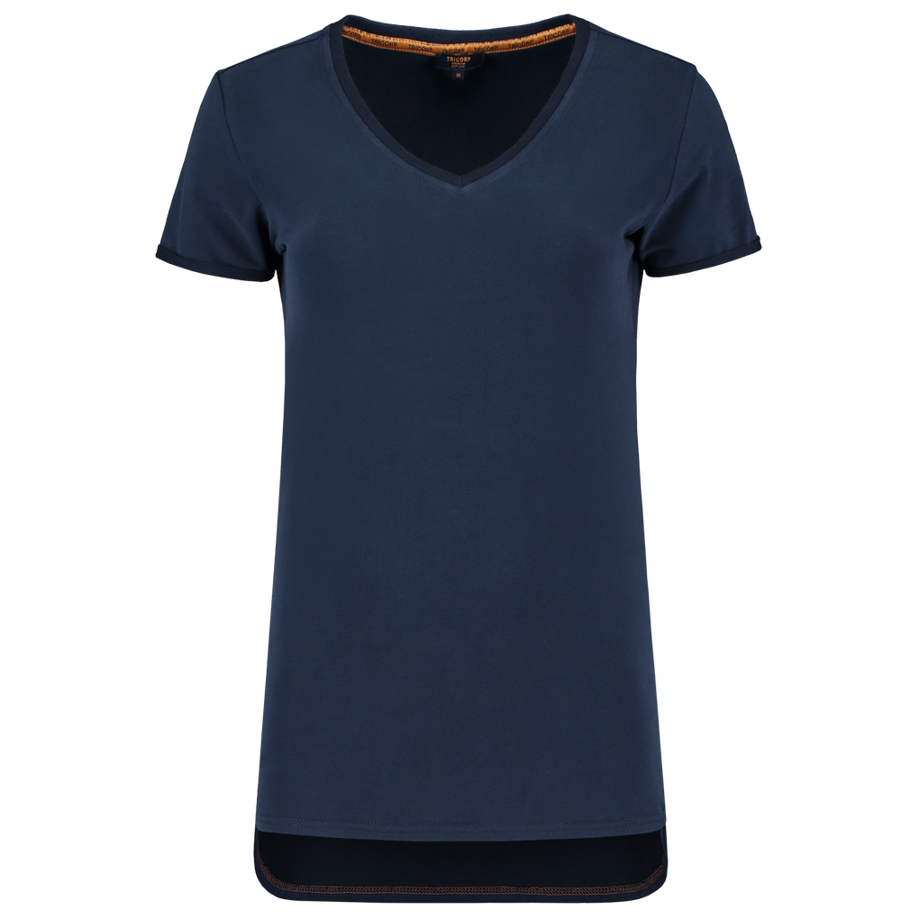 Tricorp T-Shirt Premium V Hals Dames Ink