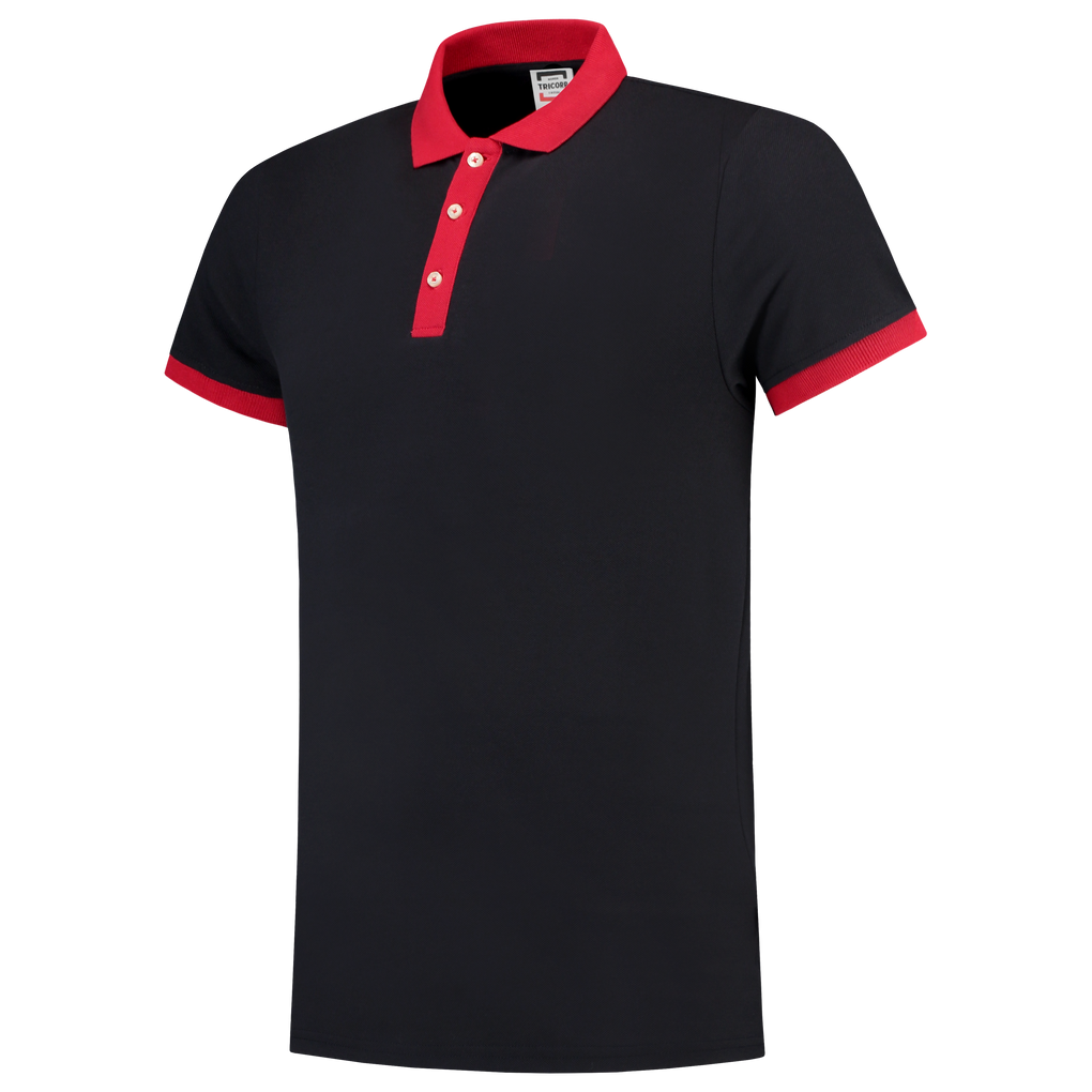 Tricorp Poloshirt Bicolor Slim Fit Navy-Red
