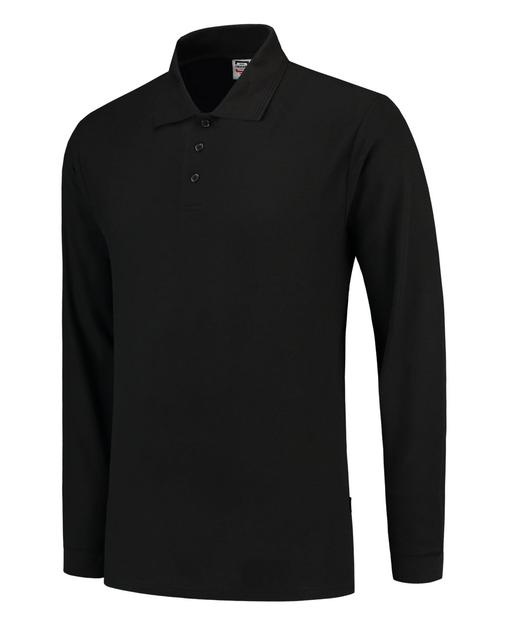 Tricorp Poloshirt 100% Katoen Lange Mouw Black