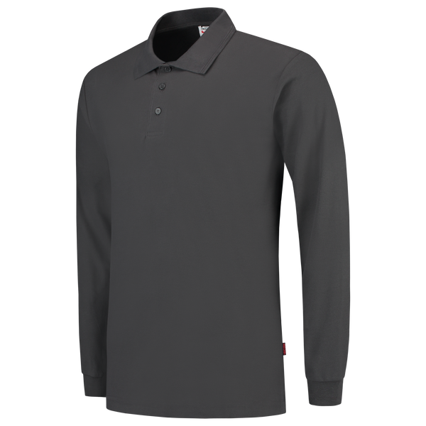 Tricorp Poloshirt Lange Mouw Darkgrey