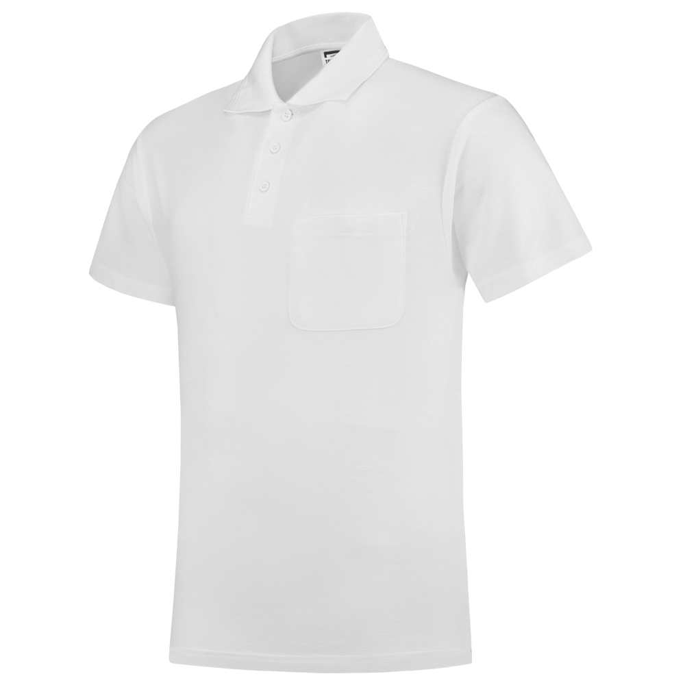 Tricorp Poloshirt Borstzak White