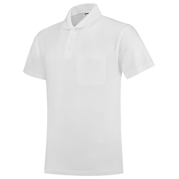 Tricorp Poloshirt Borstzak White