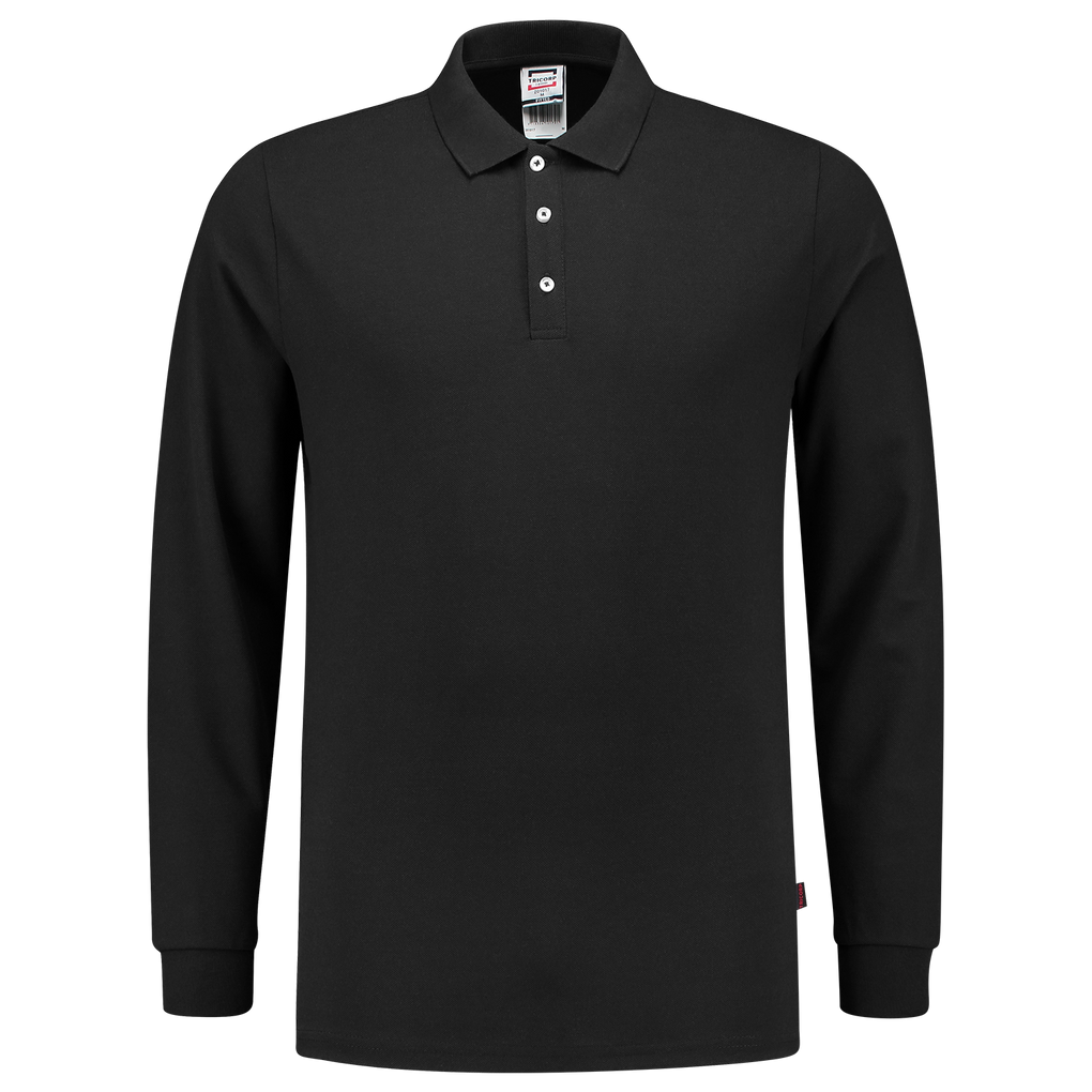 Tricorp Poloshirt Slim Fit 210 Gram Lange Mouw Black