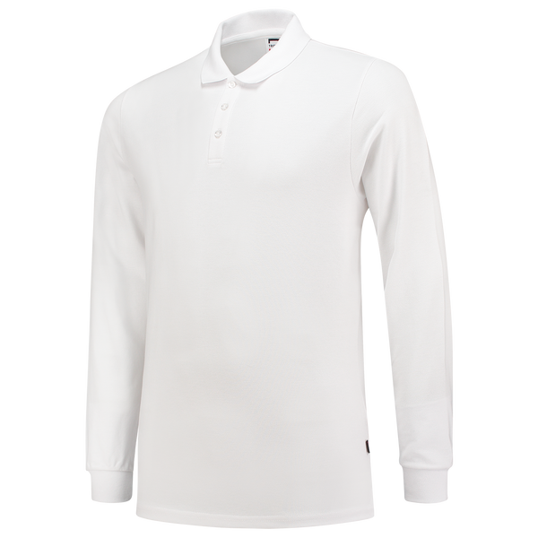 Tricorp Poloshirt Slim Fit 210 Gram Lange Mouw White