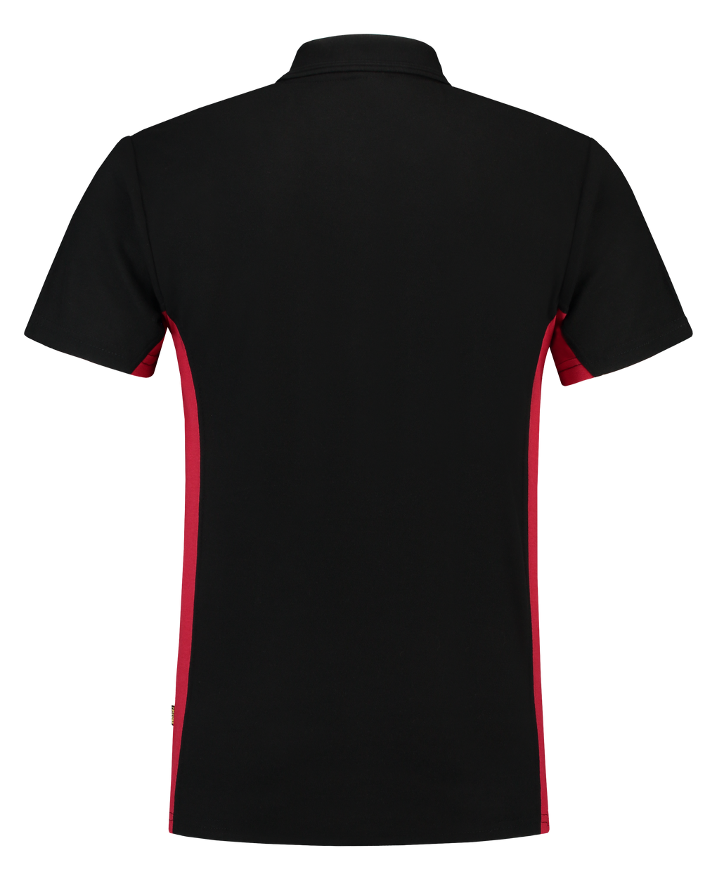 Tricorp Poloshirt Bicolor Borstzak Black-Red