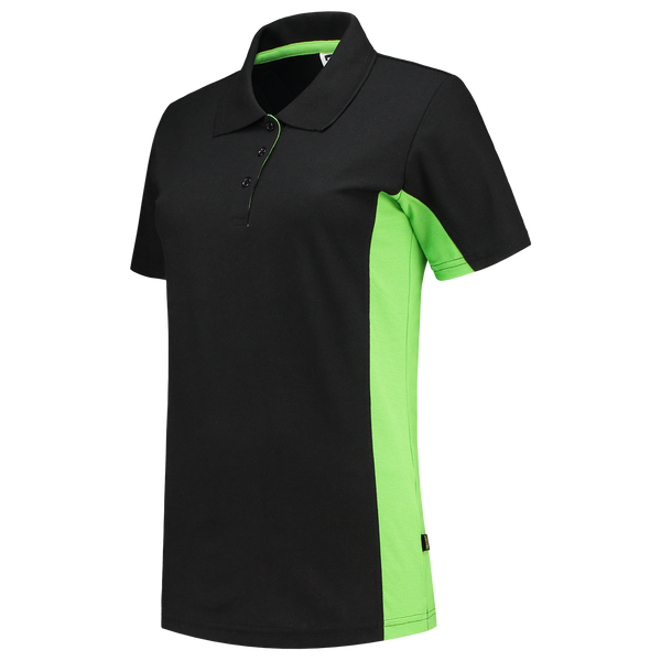 Tricorp Poloshirt Bicolor Dames Black-Lime