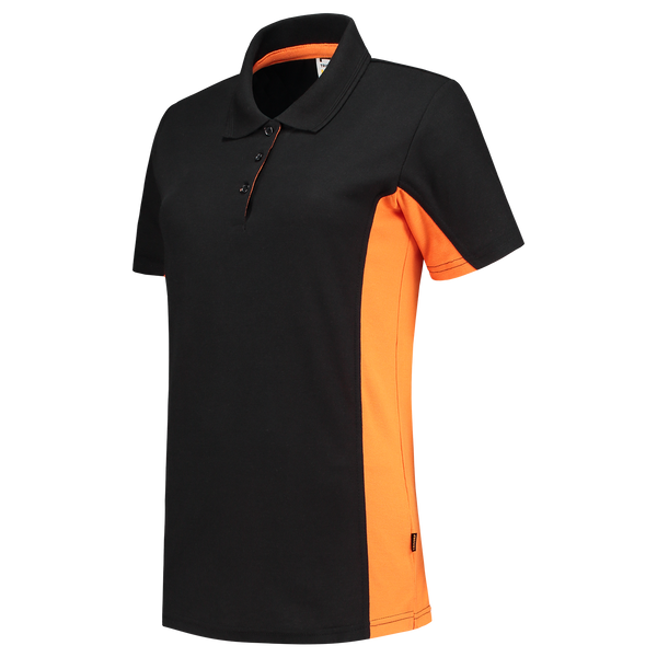 Tricorp Poloshirt Bicolor Dames Black-Orange